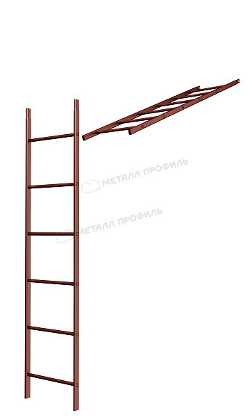 Лестница кровельная стеновая дл. 1860 мм без кронштейнов (3011) ― где приобрести в Ульяновске? У нас!